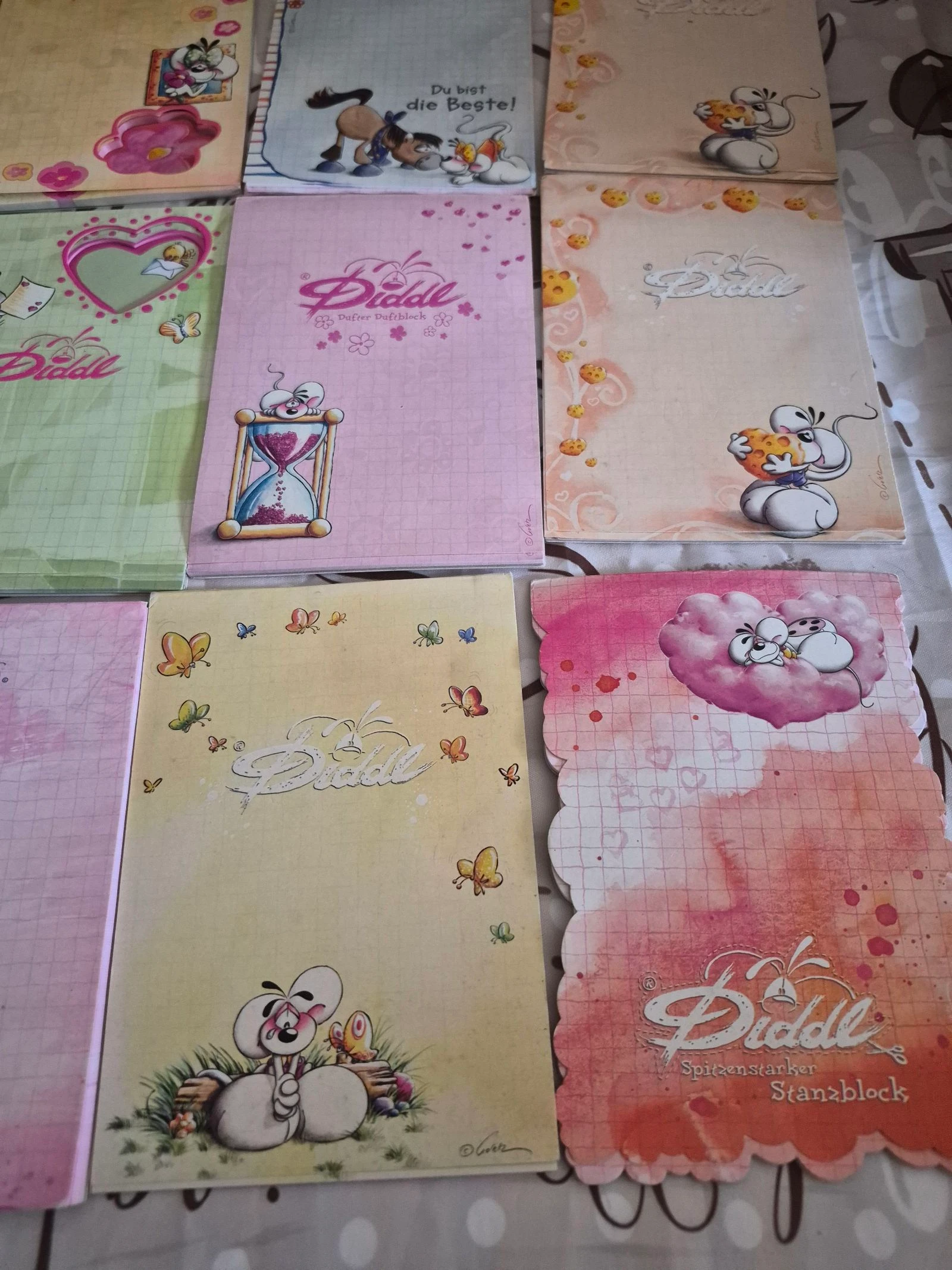Lote de 12 blocos Diddl A6 vintage – photo 3